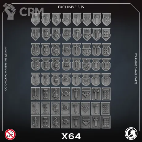 Описание картинки Grey Shields #2 от GreyStorm по цене 750руб | Свободный Рынок Миниатюр - СРМ