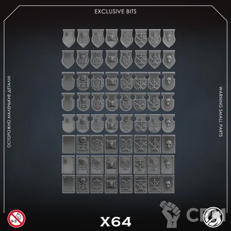 Описание картинки Grey Shields #3 от GreyStorm по цене 750руб | Свободный Рынок Миниатюр - СРМ