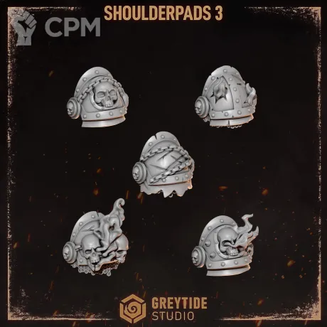 Описание картинки Shoulderpads 3 Legion of the Damned от Dr. Printicus по цене 150руб | Свободный Рынок Миниатюр - СРМ