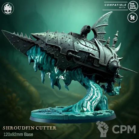 Описание картинки Shroudfin Cutter (The Ventscourge Salvagers) от Орки с наГорки по цене 1 600руб | Свободный Рынок Миниатюр - СРМ