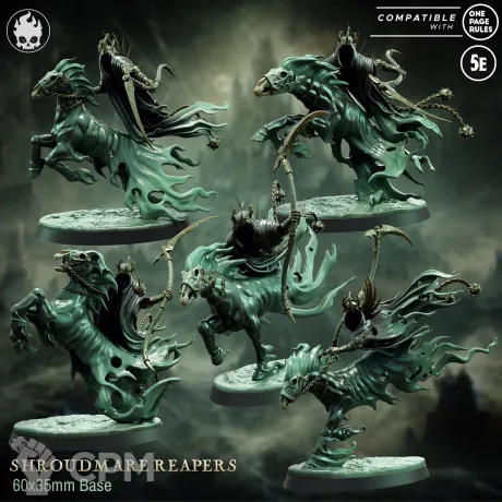 Описание картинки Shroudmare Reapers от Naggaroth Night по цене 2 600руб | Свободный Рынок Миниатюр - СРМ