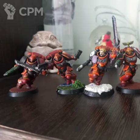 Описание картинки Space marines Assault Intercessors от Hierohpant по цене 1 300руб | Свободный Рынок Миниатюр - СРМ