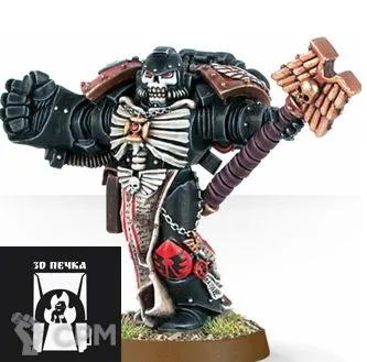 Описание картинки Chaplain powerfist 4E от 3Д-Печка по цене 250руб | Свободный Рынок Миниатюр - СРМ