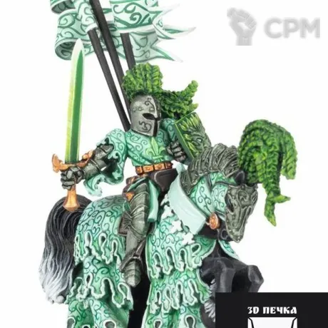 Описание картинки Green Knight от 3Д-Печка по цене 450руб | Свободный Рынок Миниатюр - СРМ