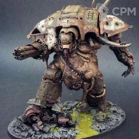 Описание картинки Chaos Knight Nurgle от 3Д-Печка по цене 3 500руб | Свободный Рынок Миниатюр - СРМ