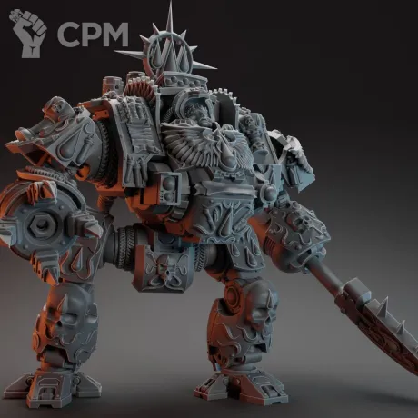 Описание картинки Blood Angels Redemptor Librarian Dreadnought от 3Д-Печка по цене 1 100руб | Свободный Рынок Миниатюр - СРМ