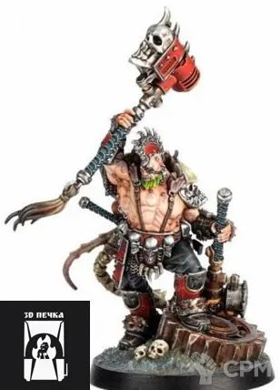 Описание картинки Gorshiv Hammerfist, Bounty Hunter от 3Д-Печка по цене 400руб | Свободный Рынок Миниатюр - СРМ