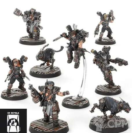 Описание картинки Orlock Master and Wreckers от 3Д-Печка по цене 1 000руб | Свободный Рынок Миниатюр - СРМ