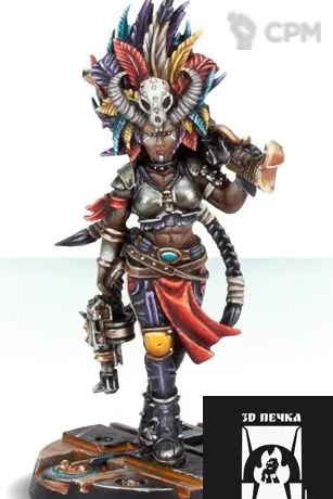 Описание картинки Kria the Huntress, House Escher Bounty Hunter от 3Д-Печка по цене 300руб | Свободный Рынок Миниатюр - СРМ