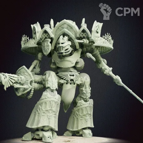 Описание картинки Nundam Adepta Sororitas imperial knight от 3Д-Печка по цене 3 500руб | Свободный Рынок Миниатюр - СРМ