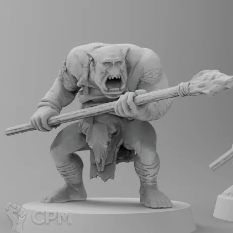 Описание картинки Savage Orks (Spear) от 3Д-Печка по цене 200руб | Свободный Рынок Миниатюр - СРМ