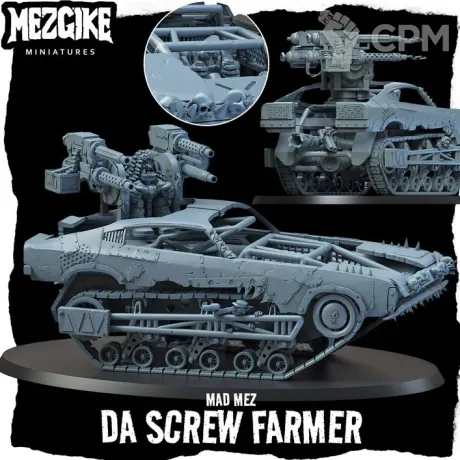 Описание картинки Mad Mez Buggy - Da Screw Farmer от 3Д-Печка по цене 2 300руб | Свободный Рынок Миниатюр - СРМ