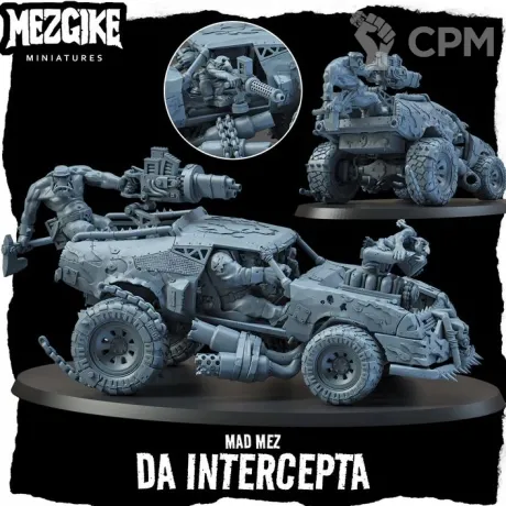 Описание картинки Mad Mez Buggy - Da Intercepta от 3Д-Печка по цене 2 200руб | Свободный Рынок Миниатюр - СРМ