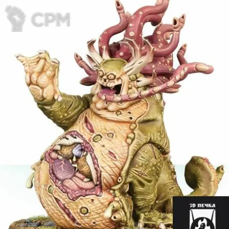 Описание картинки Beast of Nurgle от 3Д-Печка по цене 500руб | Свободный Рынок Миниатюр - СРМ