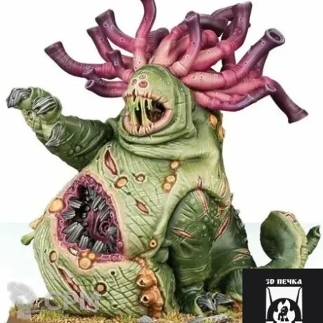 Описание картинки Beast of Nurgle от 3Д-Печка по цене 500руб | Свободный Рынок Миниатюр - СРМ