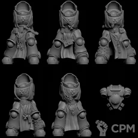 Описание картинки Grav Bodies Primaris Black Templars от 3Д-Печка по цене 150руб | Свободный Рынок Миниатюр - СРМ