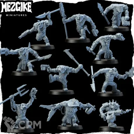 Описание картинки Savage orc boyz mob от 3Д-Печка по цене 1 500руб | Свободный Рынок Миниатюр - СРМ