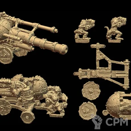 Описание картинки Warp Lightning Cannon - 6th Ed от 3Д-Печка по цене 1 000руб | Свободный Рынок Миниатюр - СРМ