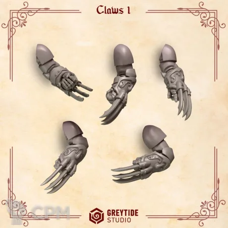 Описание картинки Crimson Lords: Claws 1 от 3Д-Печка по цене 200руб | Свободный Рынок Миниатюр - СРМ