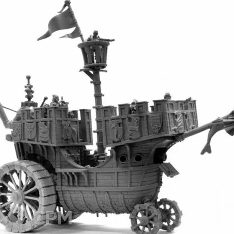 Описание картинки Marienburger Land Ship от 3Д-Печка по цене 4 000руб | Свободный Рынок Миниатюр - СРМ