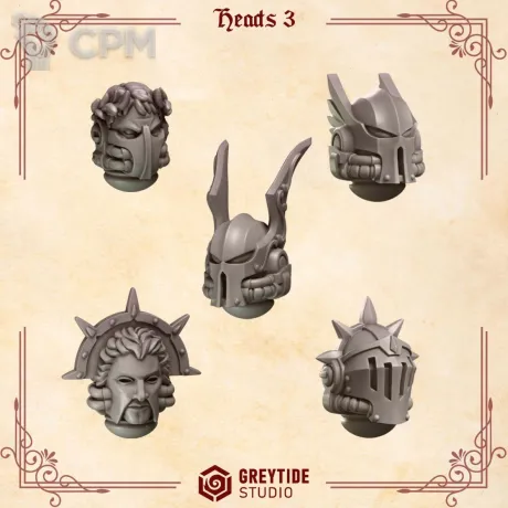 Описание картинки Crimson Lords: Heads 5 от 3Д-Печка по цене 150руб | Свободный Рынок Миниатюр - СРМ