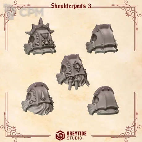 Описание картинки Crimson Lords: Shoulder 3 от 3Д-Печка по цене 150руб | Свободный Рынок Миниатюр - СРМ