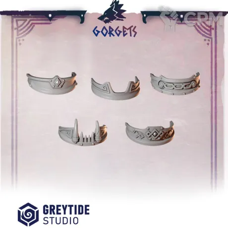 Описание картинки Primal Hounds: Gorgets от 3Д-Печка по цене 150руб | Свободный Рынок Миниатюр - СРМ