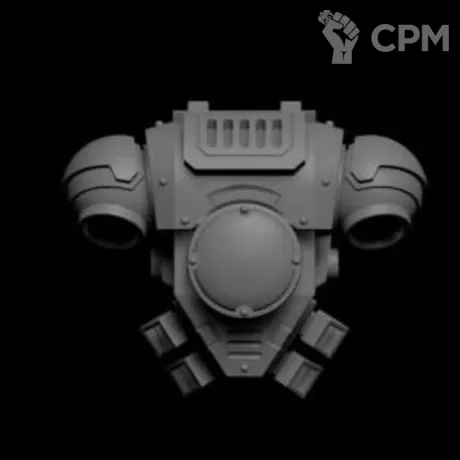 Описание картинки Primaris grav Backpack от 3Д-Печка по цене 50руб | Свободный Рынок Миниатюр - СРМ