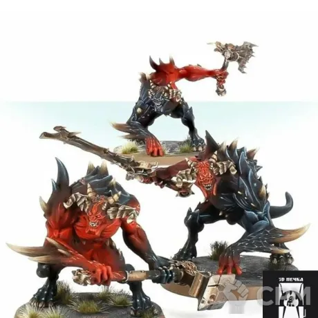 Описание картинки Ruinstorm Daemon Brutes от 3Д-Печка по цене 900руб | Свободный Рынок Миниатюр - СРМ
