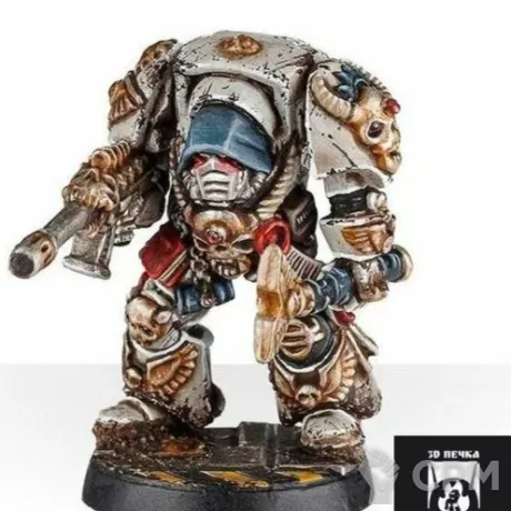 Описание картинки Inquisitor in Terminator Armor 3E от 3Д-Печка по цене 300руб | Свободный Рынок Миниатюр - СРМ