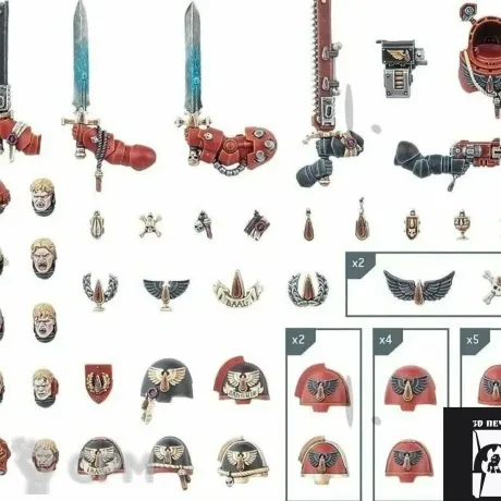 Описание картинки Blood Angels  Upgrades от 3Д-Печка по цене 450руб | Свободный Рынок Миниатюр - СРМ
