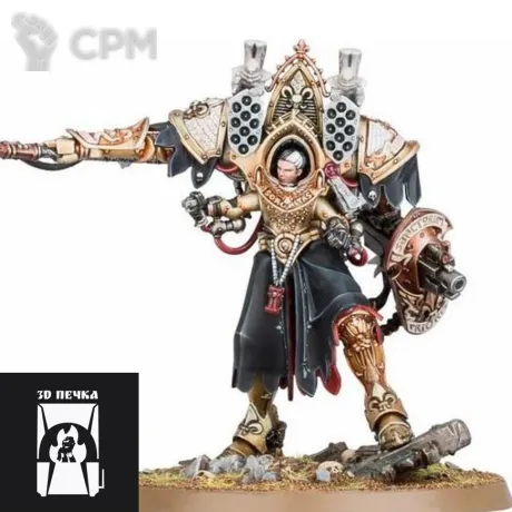Описание картинки Morvenn Vahl, Abbess Sanctorum of the Adepta Sororitas от 3Д-Печка по цене 900руб | Свободный Рынок Миниатюр - СРМ