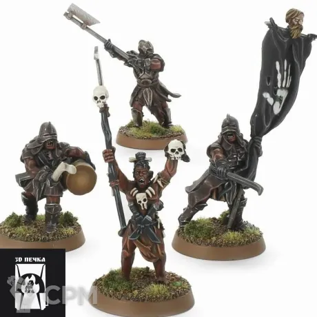 Описание картинки Uruk-hai Scout Command pack от 3Д-Печка по цене 500руб | Свободный Рынок Миниатюр - СРМ