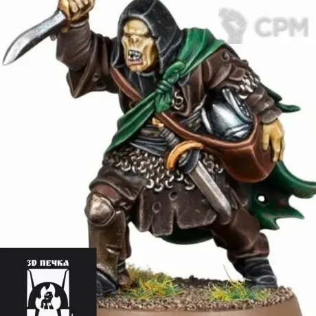 Описание картинки Nazthak, Orc Captain от 3Д-Печка по цене 250руб | Свободный Рынок Миниатюр - СРМ
