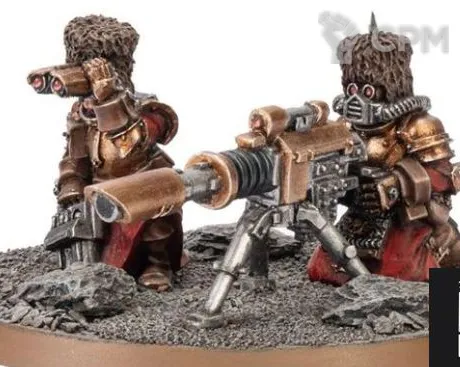 Описание картинки Vostroyan Lascannon Team Squad от 3Д-Печка по цене 350руб | Свободный Рынок Миниатюр - СРМ