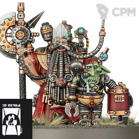 Описание картинки Tech-Priest Grombrindal от 3Д-Печка по цене 400руб | Свободный Рынок Миниатюр - СРМ
