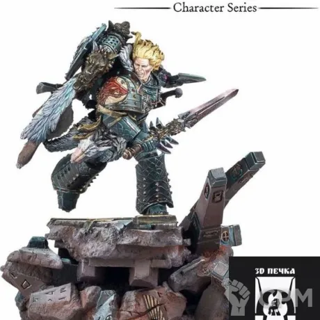 Описание картинки Leman Russ, Primarch of the Space Wolves от 3Д-Печка по цене 1 200руб | Свободный Рынок Миниатюр - СРМ
