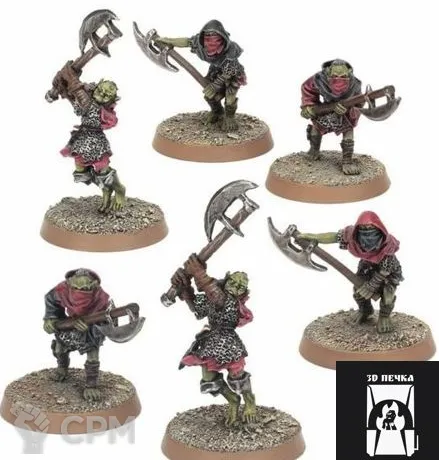 Описание картинки Moria Goblins Prowlers от 3Д-Печка по цене 550руб | Свободный Рынок Миниатюр - СРМ