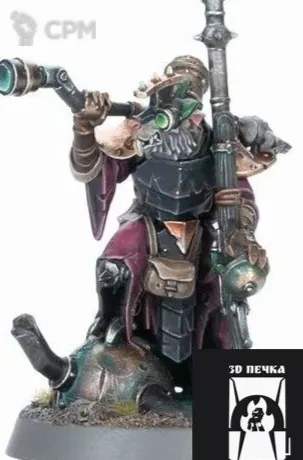 Описание картинки Warlock Engineer от 3Д-Печка по цене 300руб | Свободный Рынок Миниатюр - СРМ