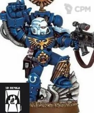 Описание картинки Veteran Sergeant (limited edition) 4E от 3Д-Печка по цене 250руб | Свободный Рынок Миниатюр - СРМ