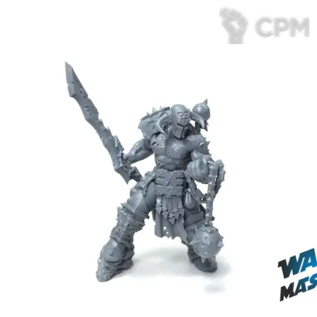 Описание картинки Slaughterpriest with Hackblade and Wrath-hammer от WARP Master по цене 680руб | Свободный Рынок Миниатюр - СРМ