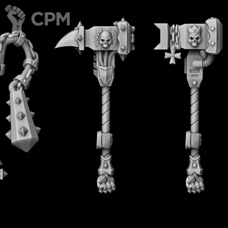 Описание картинки Молоты тип Hammer (правая рука) от Bazilevs по цене 497руб | Свободный Рынок Миниатюр - СРМ
