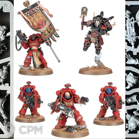 Описание картинки Ancient, Chaplain with Jump Pack, Eradicators with Heavy Bolters Armageddon от Bernadotte по цене 6 650руб | Свободный Рынок Миниатюр - СРМ