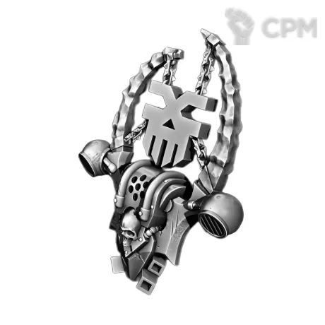 Описание картинки World Eaters - Mark of Khorne Backpack от 3Д печать миниатюр по цене 107руб | Свободный Рынок Миниатюр - СРМ