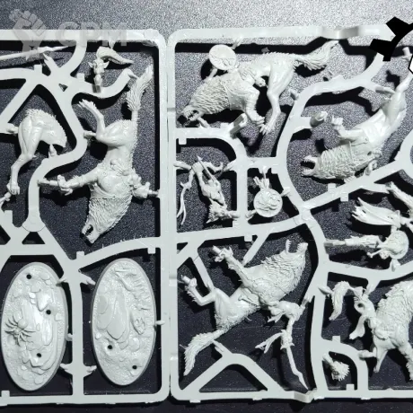 Описание картинки Snarlboss and Wolfgit Retinue от ССП по цене 1 300руб | Свободный Рынок Миниатюр - СРМ