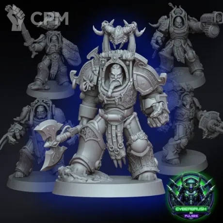 Описание картинки Wolf Guard Terminators / Terminator Squad от MrMetalHorror по цене 950руб | Свободный Рынок Миниатюр - СРМ