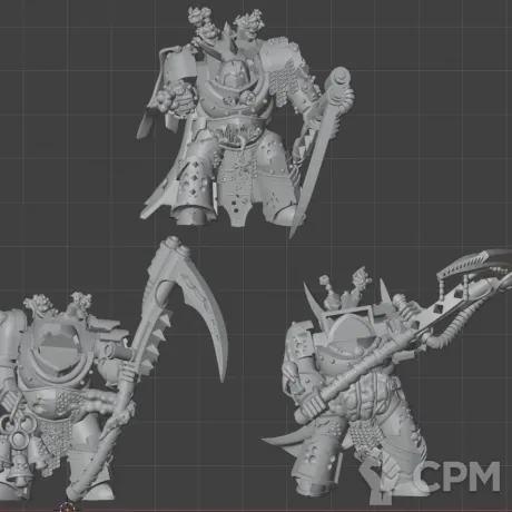 Описание картинки Deathshroud Terminator от MrMetalHorror по цене 600руб | Свободный Рынок Миниатюр - СРМ