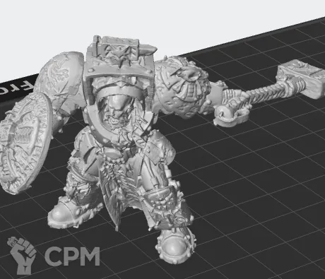 Описание картинки Arjac Rockfist - Скан от MrMetalHorror по цене 200руб | Свободный Рынок Миниатюр - СРМ