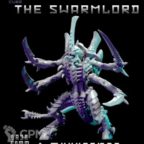 Описание картинки The Swarmlord от DREAMCUBE по цене 600руб | Свободный Рынок Миниатюр - СРМ