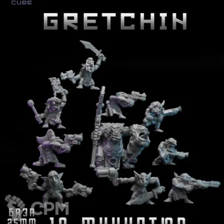 Описание картинки Gretchin от DREAMCUBE по цене 500руб | Свободный Рынок Миниатюр - СРМ